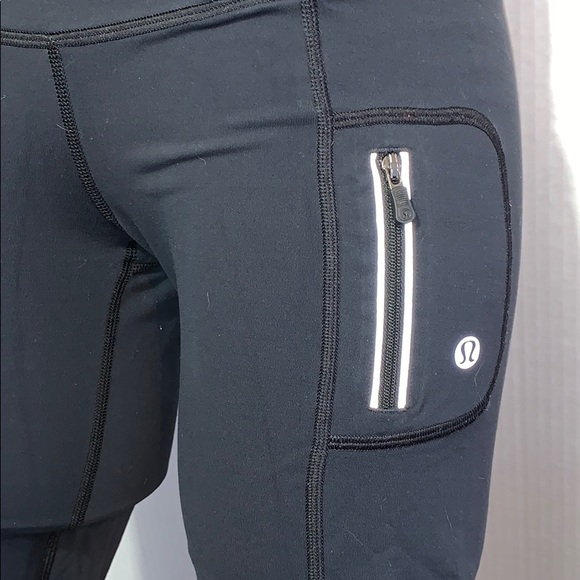 RARE. Run Fast Crop size 6 lululemon - Picture 2 of 10